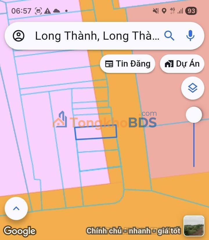 Đất thổ cư 300m² mặt tiền DT769, Long Thành – 12 tỷ, gần Sân bay