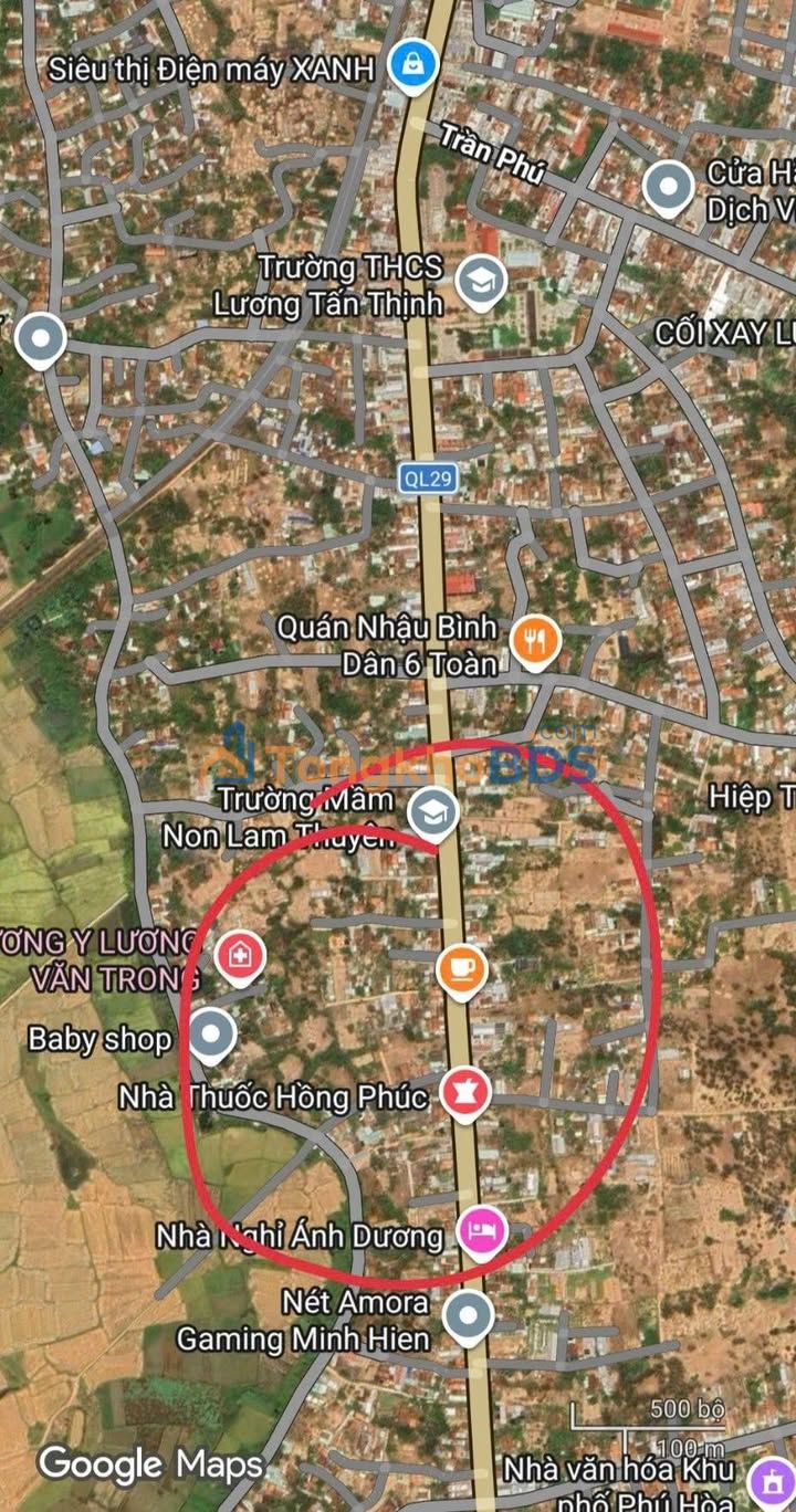 Đất Nền Phú Yên 160m² Gần QL29 Cũ - Sổ Đỏ Rõ Ràng