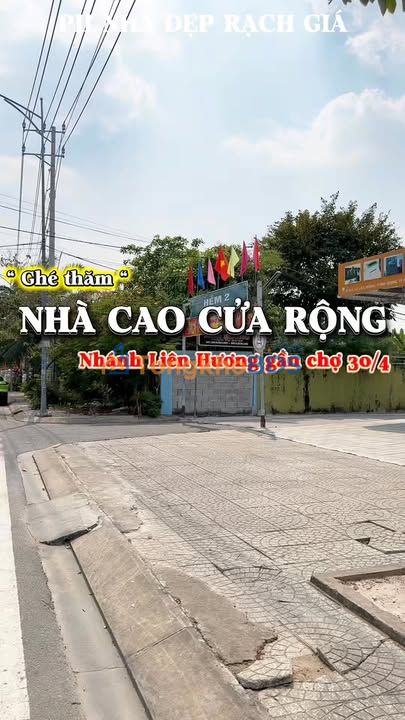 Nhà 1 Trệt 1 Lầu Đường Liên Hương, Rạch Giá - 186m², Giá 3.05 Tỷ