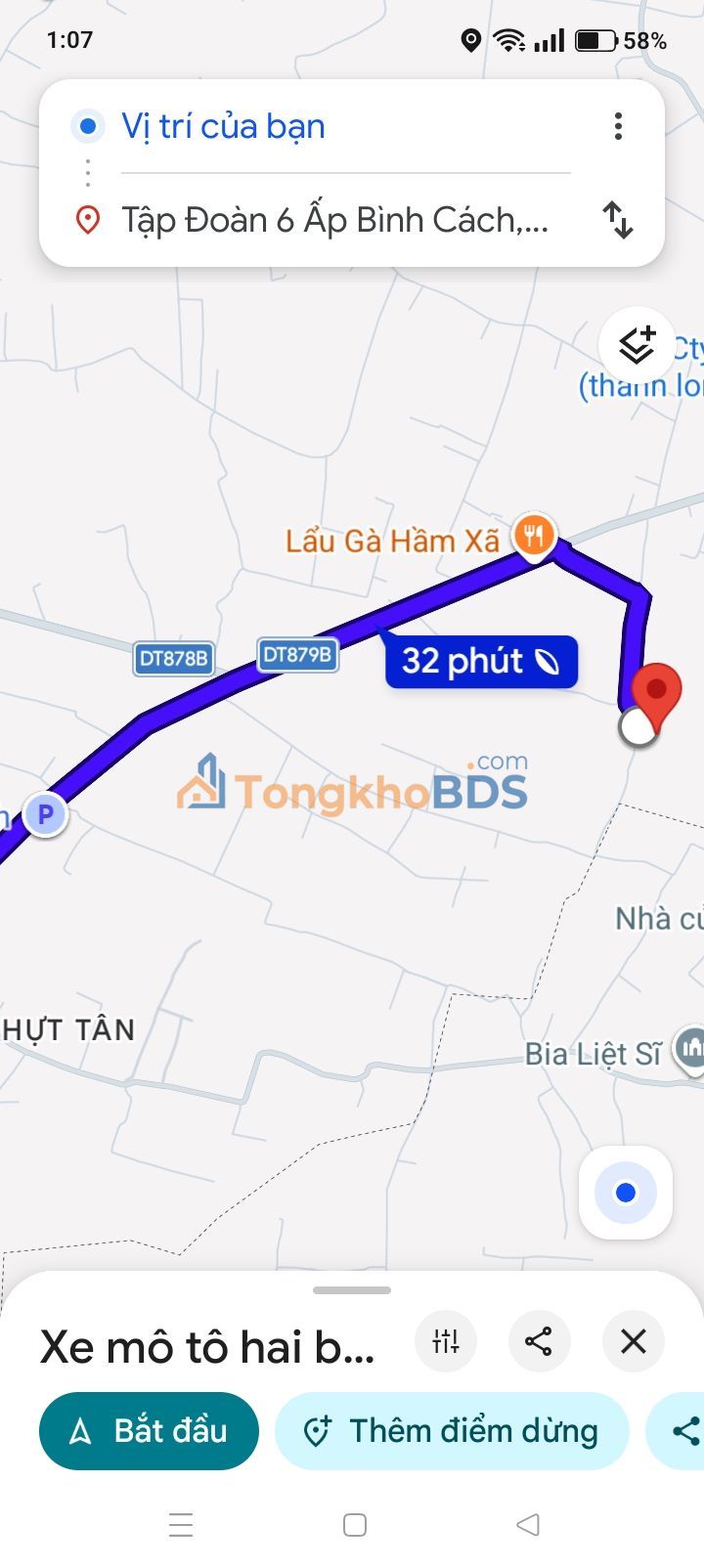 Bán Đất Nền Chợ Gạo, Tiền Giang - 942m² Sổ Đỏ Thổ Cư, Giá 1.2 Tỷ