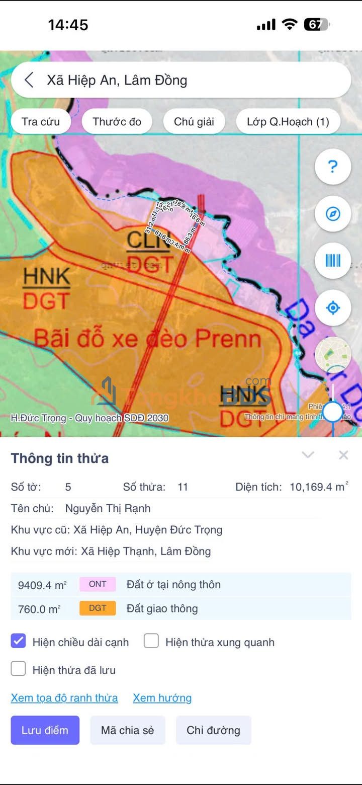 Đất Nền Đà Lạt 2700m² Sổ Hồng Riêng - Cạnh Đèo Pren