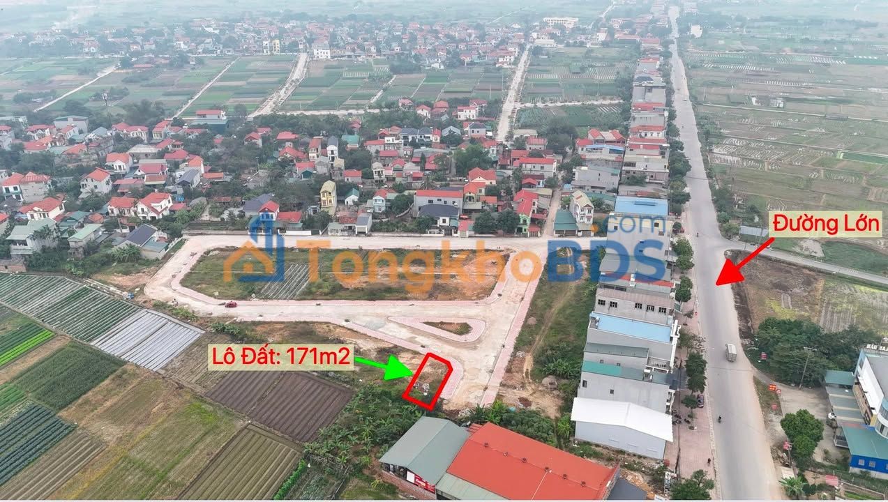 Đất Đấu Giá Vân Hội Đan Phượng 171m² - Lô Góc Hai Mặt Thoáng, Giá Tốt
