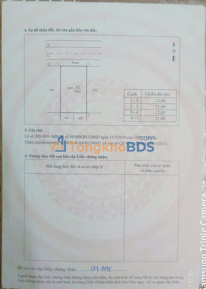Đất Biệt Thự 252m² Hoằng Hóa, Thanh Hóa - Giá 1.8 Tỷ, Sẵn Sàng Xây Dựng