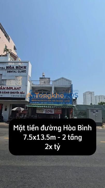 Nhà Mặt Tiền Hòa Bình Tân Phú 101m² - Kinh Doanh Đắc Lợi