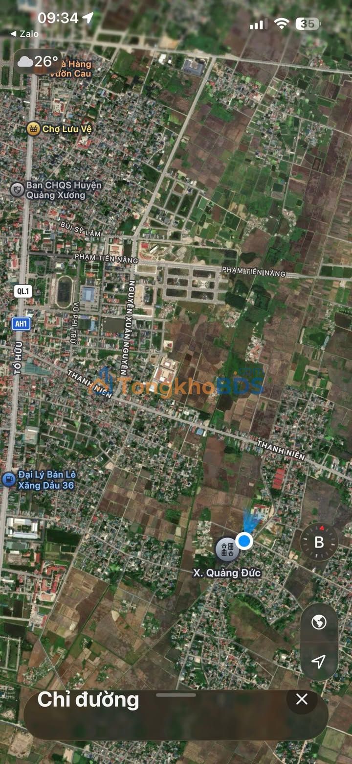 Bán Đất Vàng 200m² Mặt Tiền Lớn Đường An Toàn Quảng Ninh, Thanh Hóa - Sổ Đỏ Chính Chủ