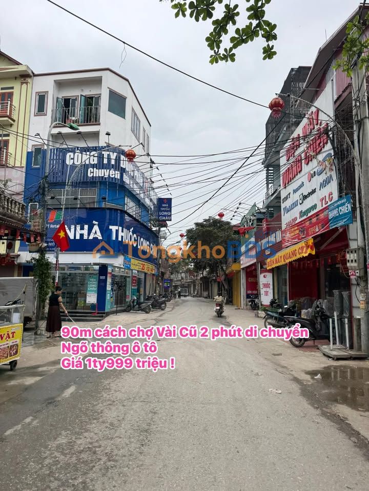 Bán đất 90m² Mỹ Đức, Hà Nội - Sổ đỏ chính chủ, gần chợ, trường học