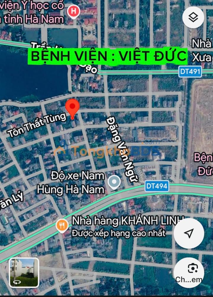 Đất nền Tôn Thất Tùng, Phủ Lý 73.7m² - Cơ hội đầu tư sinh lời