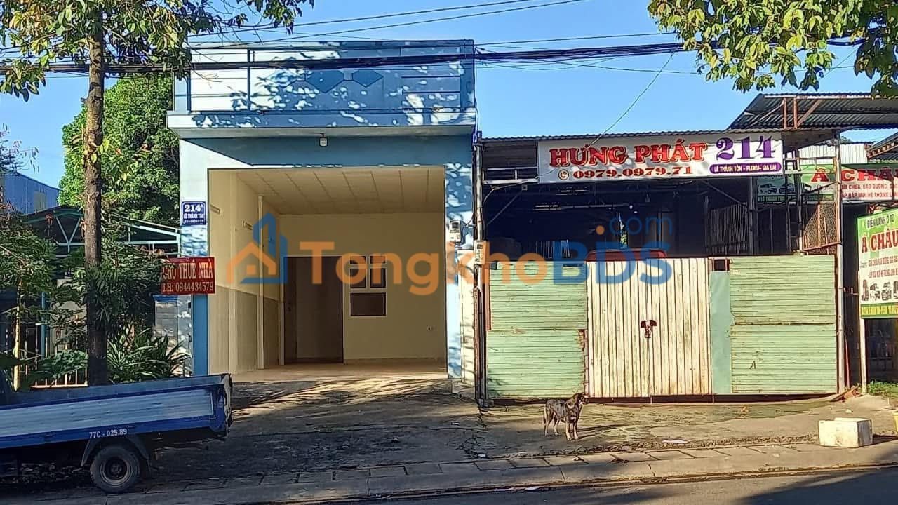 Cho thuê mặt bằng kinh doanh 100m² đường Lê Thánh Tôn, Pleiku - Sẵn sàng hoạt động