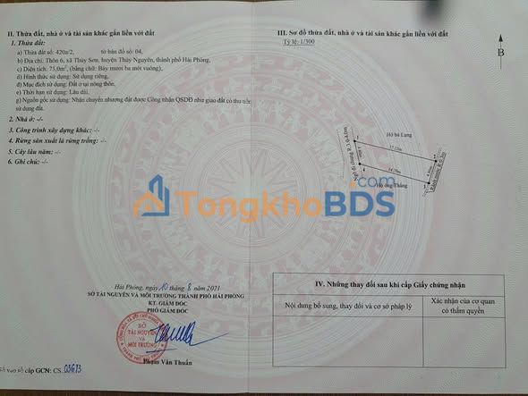 Đất nền Thủy Nguyên 73m² - Ngay BV, Ô tô đỗ cửa - Giá 1.x Tỷ