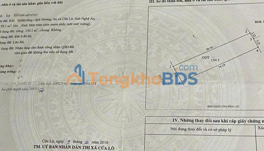 Đất Nền Cửa Lò 150m² - Lối 2 Nguyễn Sinh Cung - Chỉ 1.x Tỷ