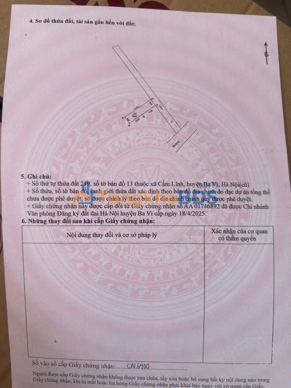 Đất Nền Ba Vì 106.8m² Full Thổ Cư - Giá Chỉ Từ 9xx Triệu