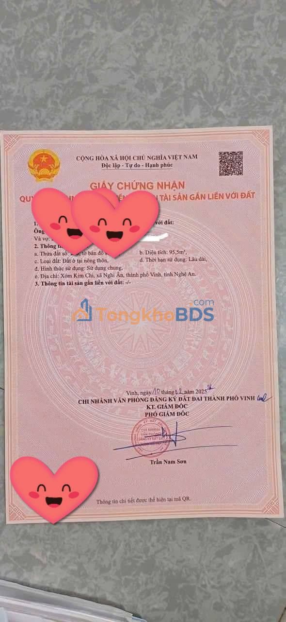 Đất Nền Nghi Ân, TP Vinh 95m² - Gần QL46, Sẵn Sàng Đầu Tư