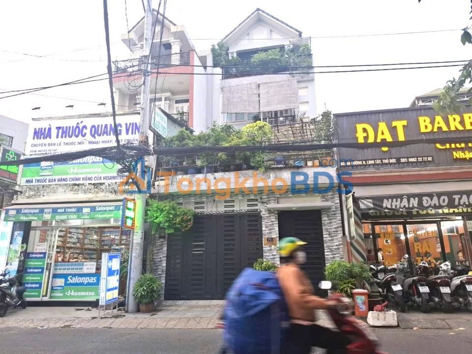 Cho thuê Nhà Mặt Tiền Lô Góc Linh Tây, Thủ Đức - Dòng tiền 65 Triệu/Tháng
