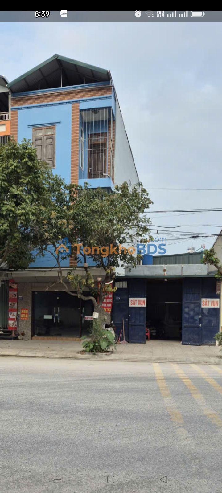 Cho thuê nhà 3 tầng mặt tiền Hoàng Văn Thụ, Phủ Lý - 5PN