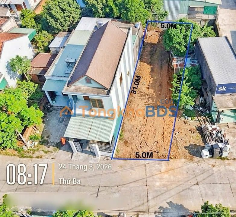 Đất nền Hòa Vang Đà Nẵng 152m² - Sổ đỏ Full Thổ Cư, Giá chỉ 1.6 tỷ