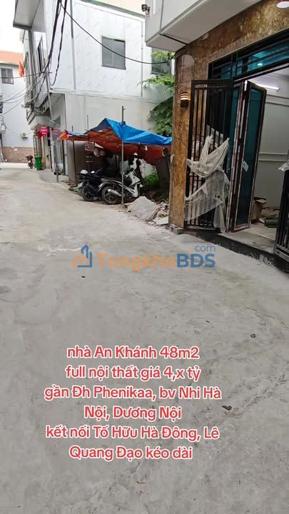 Nhà An Khánh 48m² Hoàn Thiện Đủ Gần Đô Nghĩa, Phenikaa - Giá 4.x Tỷ