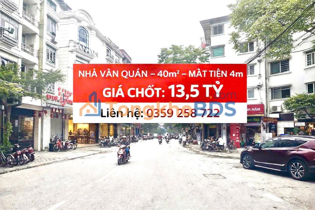 Bán Gấp Căn Hộ 40m² Văn Quán, Hà Đông - Giảm 1 Tỷ, Giá 13 Tỷ
