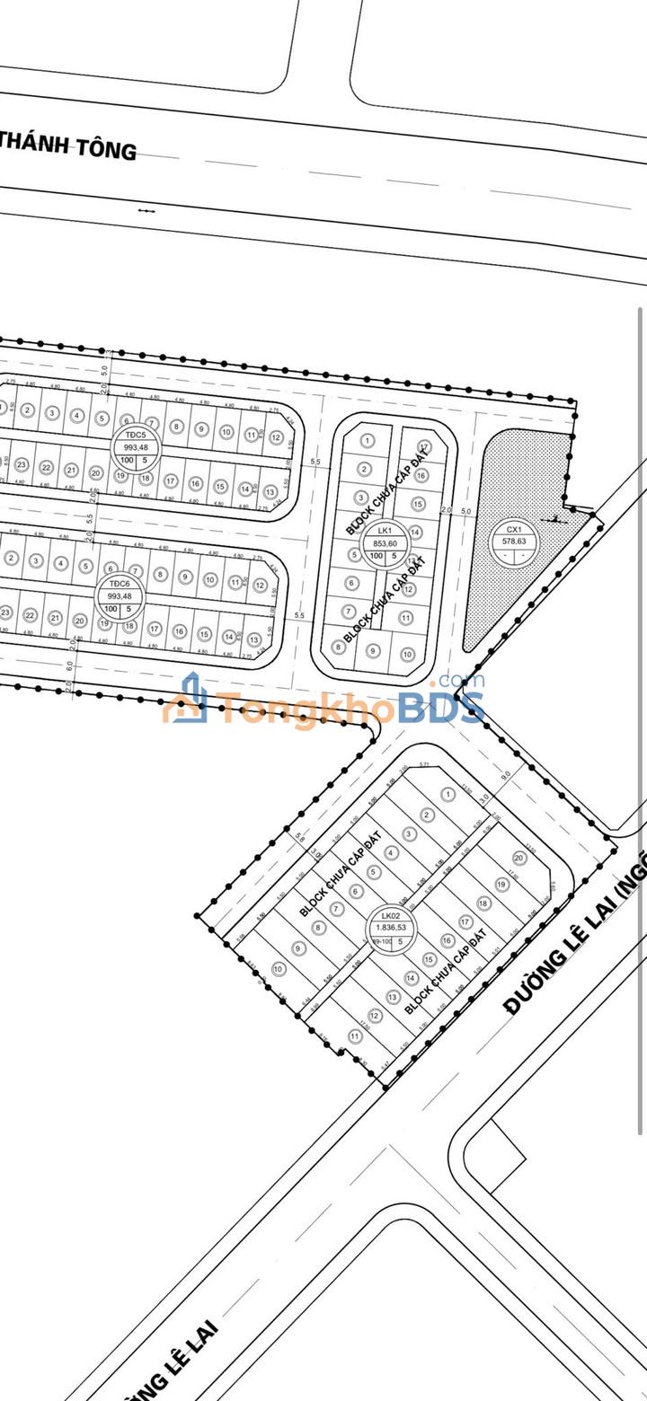 Đất TĐC Lê Lai, Hải Phòng 49.5m² - 5.09 Tỷ, Vị Trí Vàng Kinh Doanh