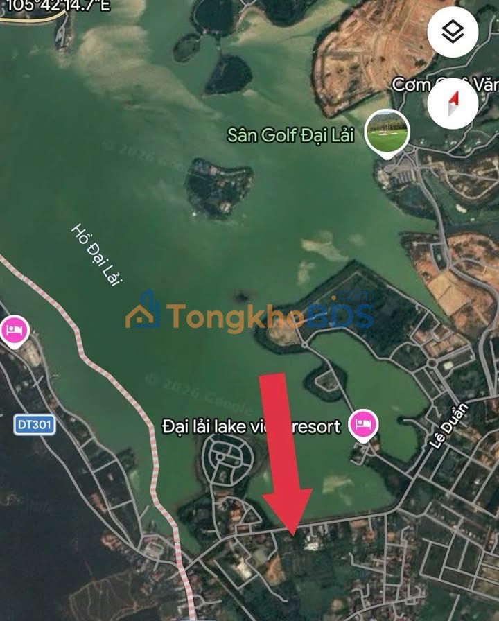 Đất nền 136.5m² Sổ Đỏ sát Hồ Đại Lải - Vĩnh Phúc Giá chỉ hơn 2 Tỷ