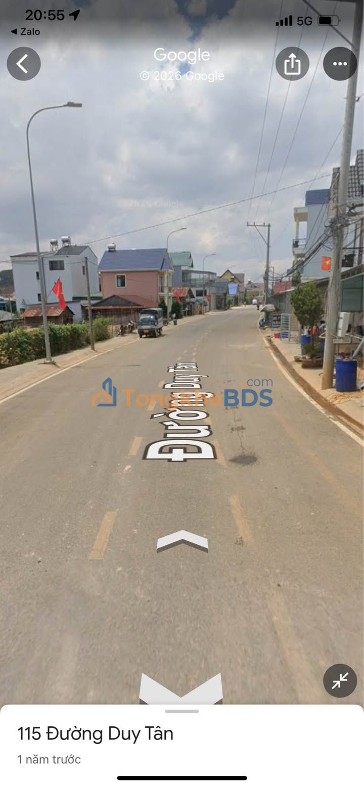 Đất Mặt Tiền Đường Duy Tân Đà Lạt 405m² - Sổ Riêng Xây Dựng