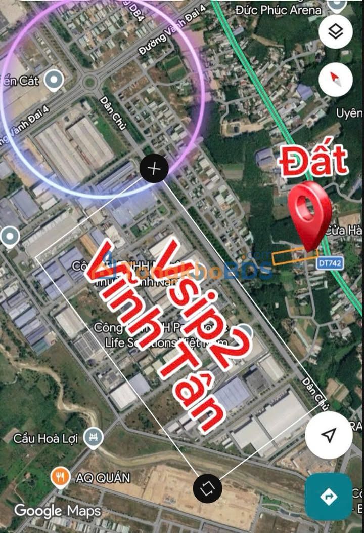 Đất Vĩnh Tân, Thủ Dầu Một 804m² - Xây Trọ 26 Phòng + 2 Kiot, Dòng Tiền 65 Triệu/Tháng