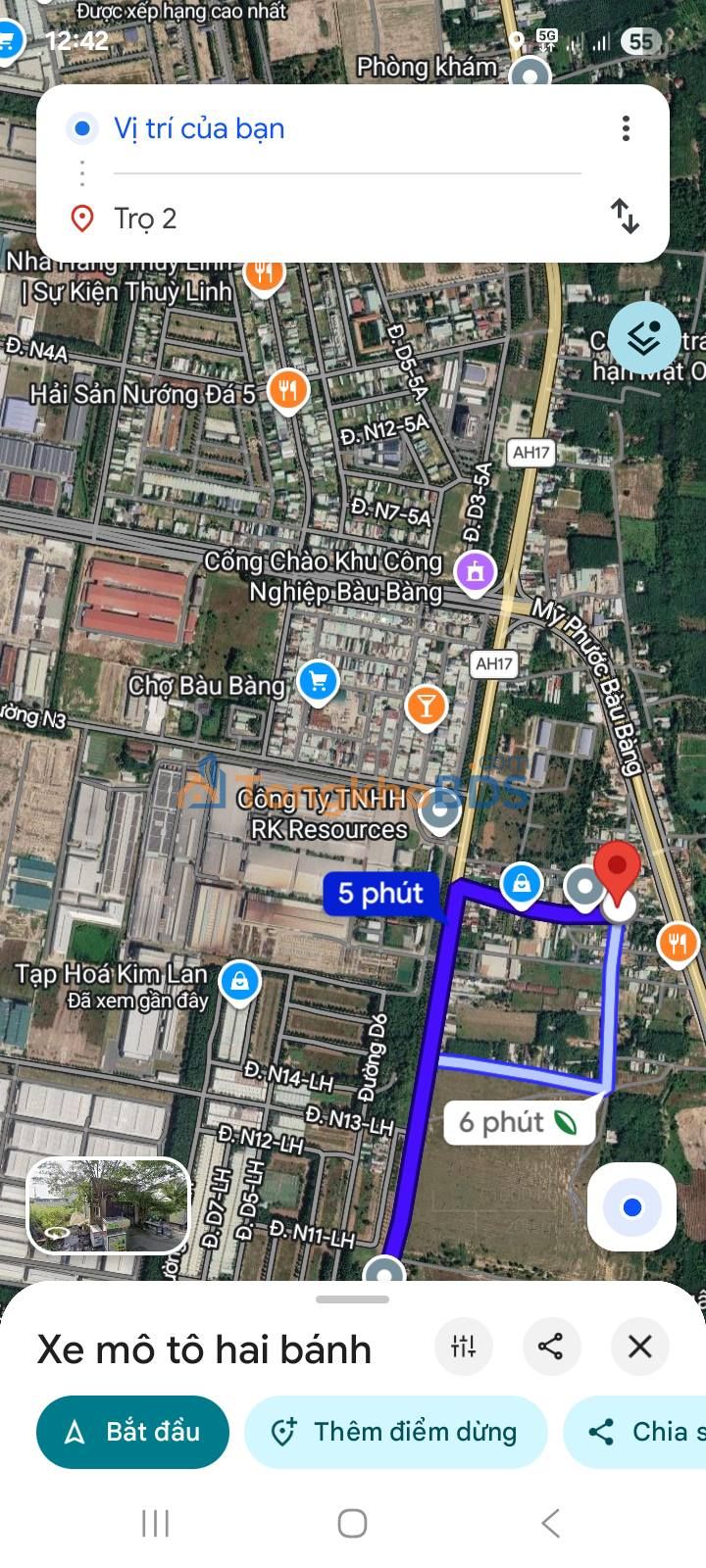 Đất nền Bàu Bàng 160m² - Sổ hồng thổ cư, sát KCN & TT Hành chính