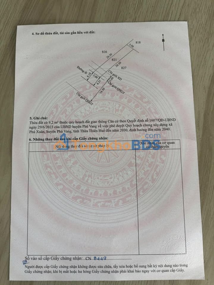 Đất Vàng 130m² Mặt Tiền 16.5m Xuân Ổ, Phú Vang - Chỉ 6xx Triệu