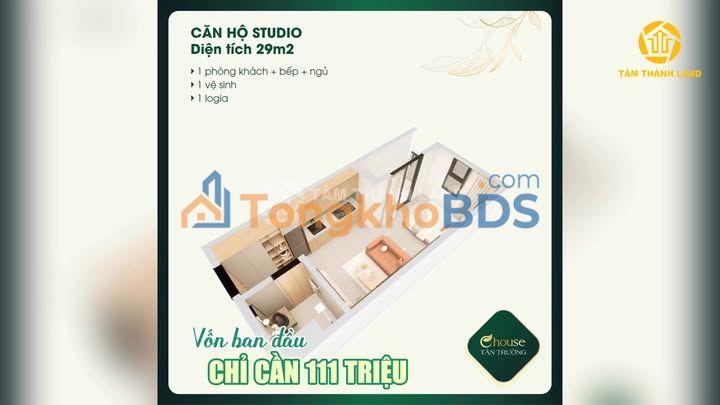 Căn hộ 29m² Hải Dương - An cư chỉ với hơn 1xx triệu, trả góp nhẹ như thuê