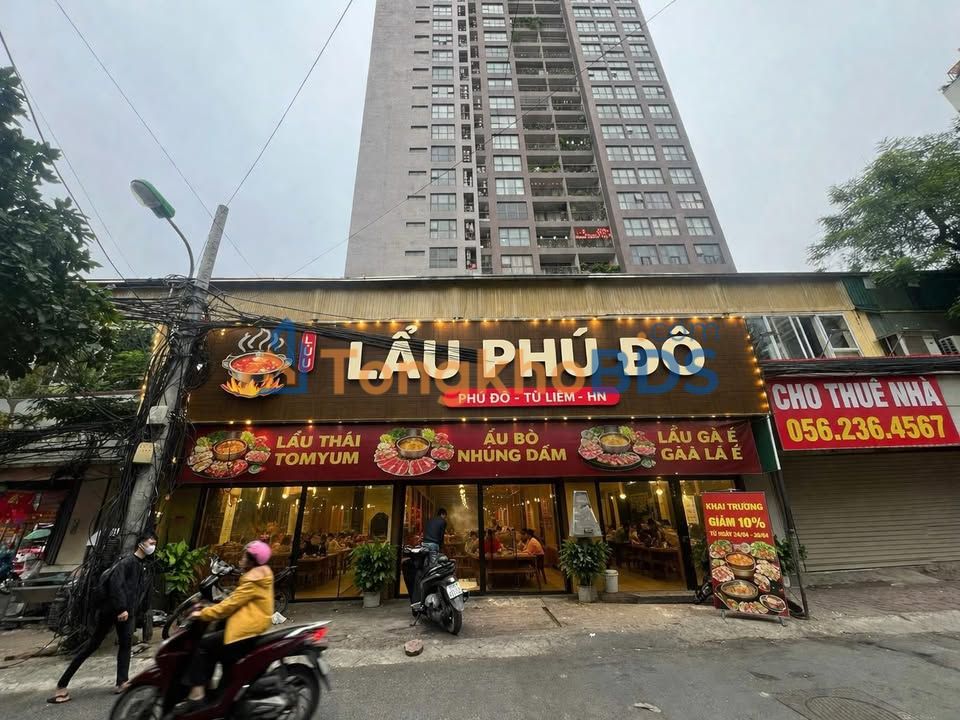 Cho thuê mặt bằng góc 110m² Phố Phú Đô, Nam Từ Liêm - Kinh doanh sầm uất