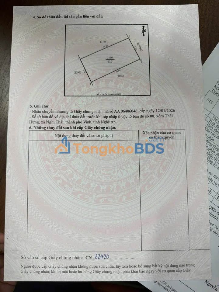 Đất Nền Nghệ An 67m² - Sổ Đỏ Sẵn Sàng, Gần Chợ & Trường Học