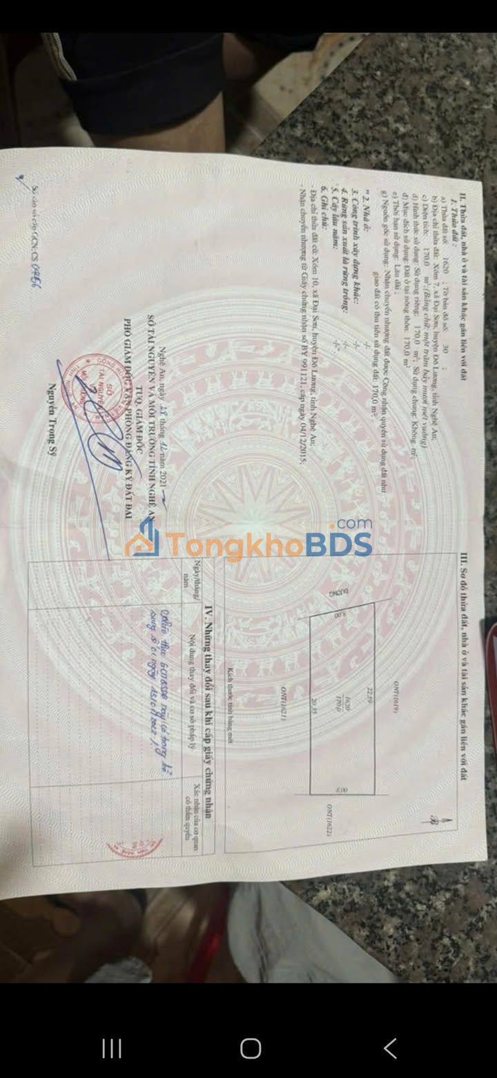 Đất nền Xóm 7 Đại Sơn 170m² - Mặt tiền 8x22m, Giá Thỏa Thuận