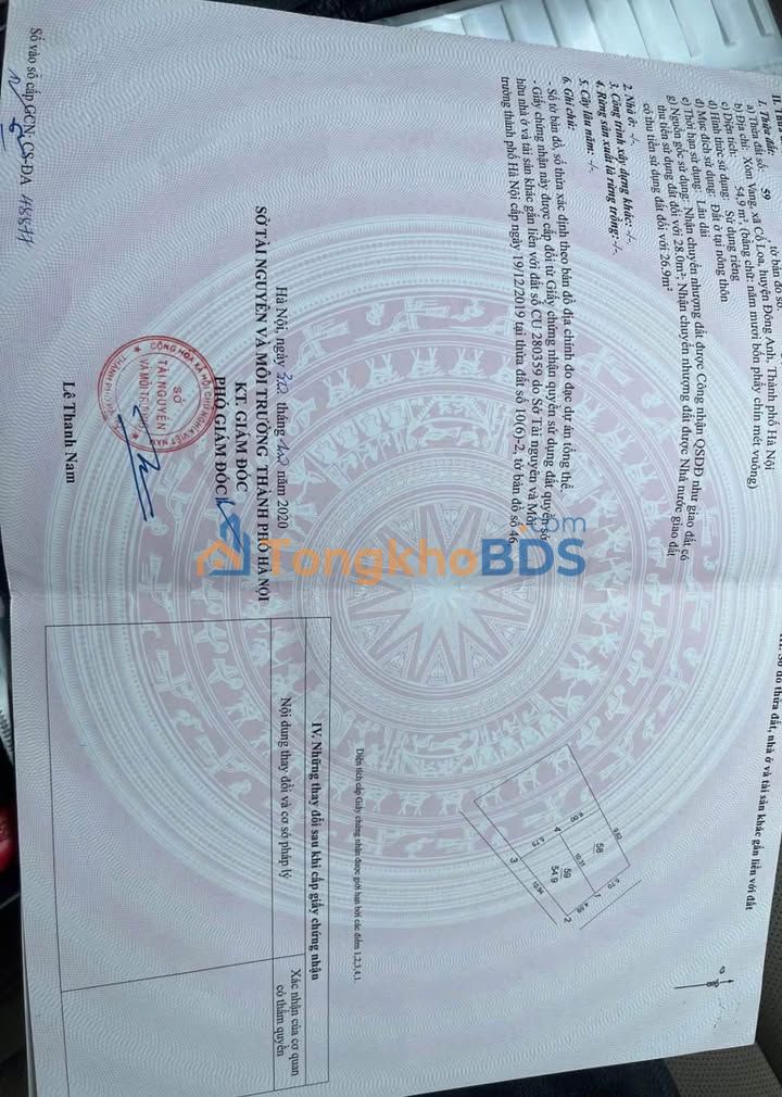 Đất Cổ Loa 45m² Lô Góc Ô Tô Vào Nhà - Giá 4.55 Tỷ