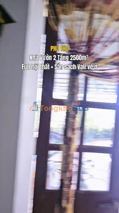 Bán Đất Nghỉ Dưỡng Phú Thọ - Nhà Vườn 2500m² View Đồi Chè, Giá Đầu Tư