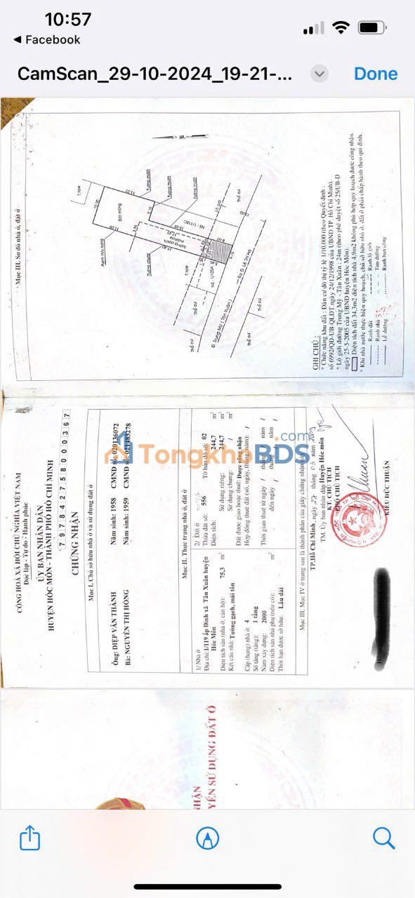 Bán Đất Mặt Tiền Trung Mỹ - Hóc Môn 244.7m² - Giá Tốt Đầu Tư