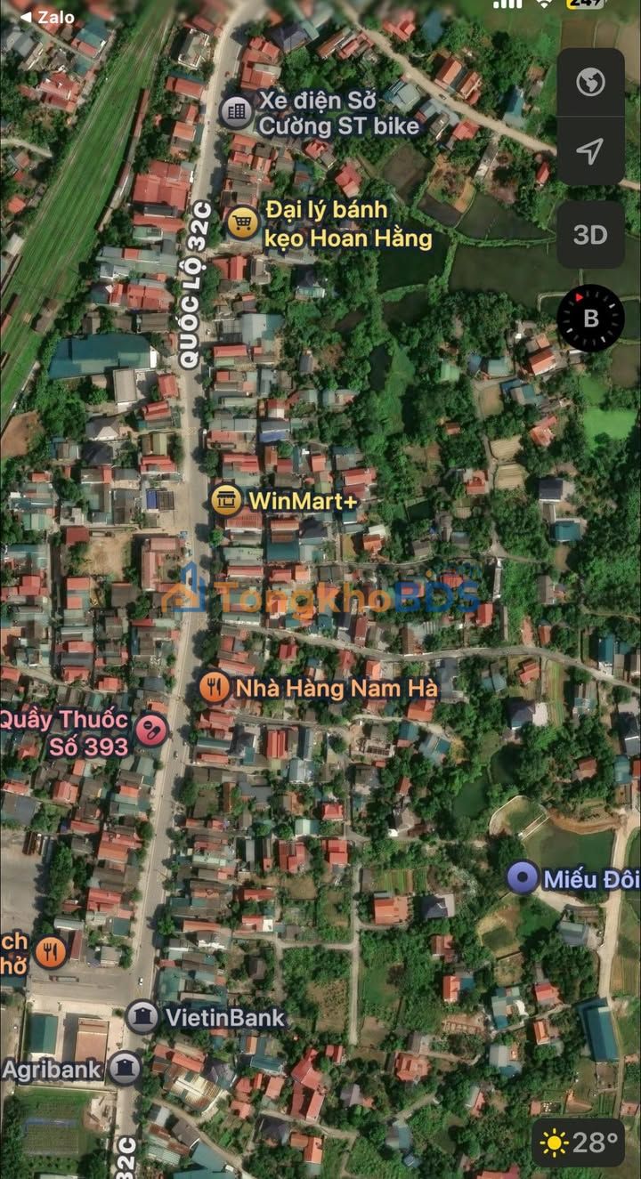 Đất thổ cư 99.5m² Lâm Thao, Phú Thọ - Sổ đỏ lâu dài, giá 1 tỷ+