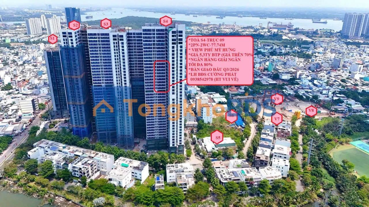 Bán Căn Hộ Sunshine Sky City Quận 7 - 78m² - 5.3 Tỷ - View Đẹp