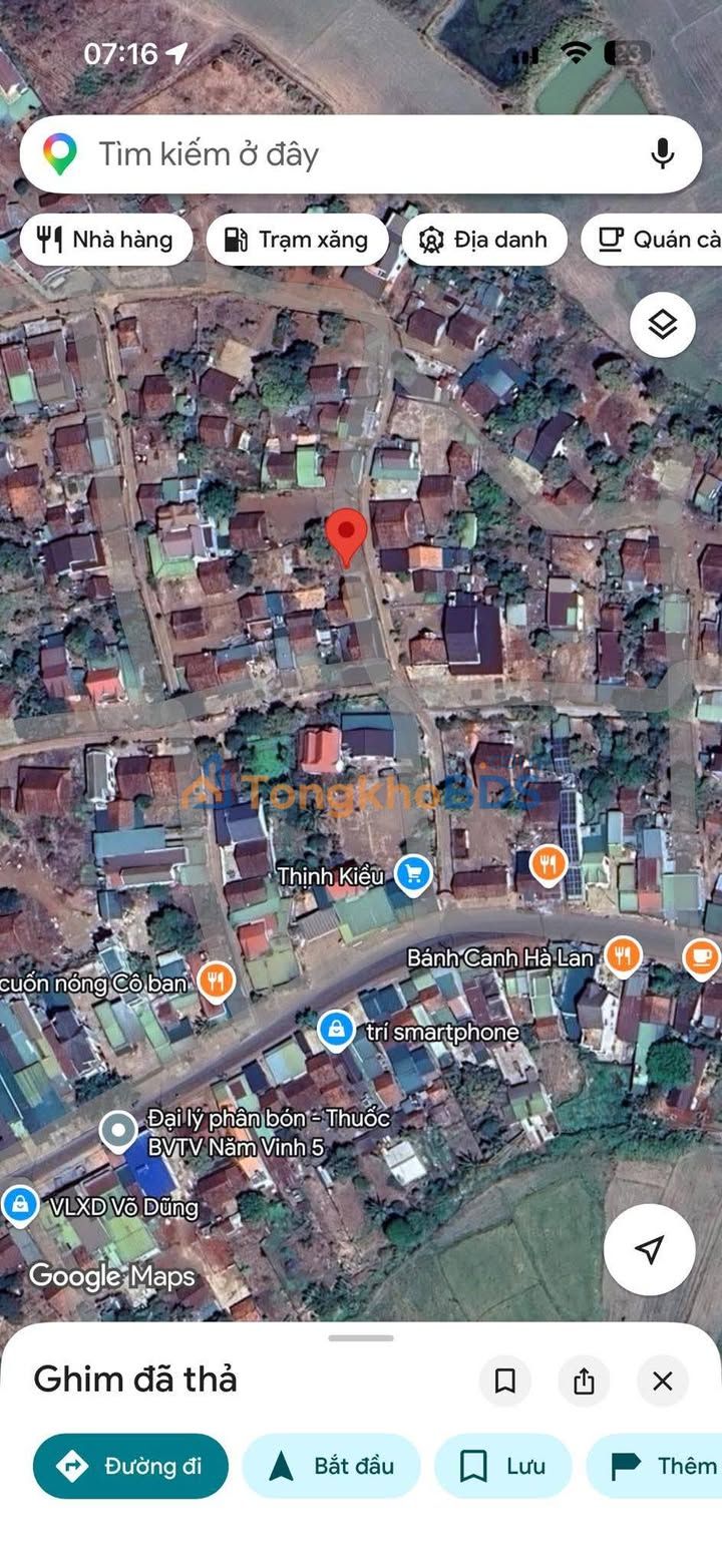 Đất nền 18m² trung tâm chợ Ea Wy, Đắk Lắk - Sổ hồng sẵn, giá 720 triệu