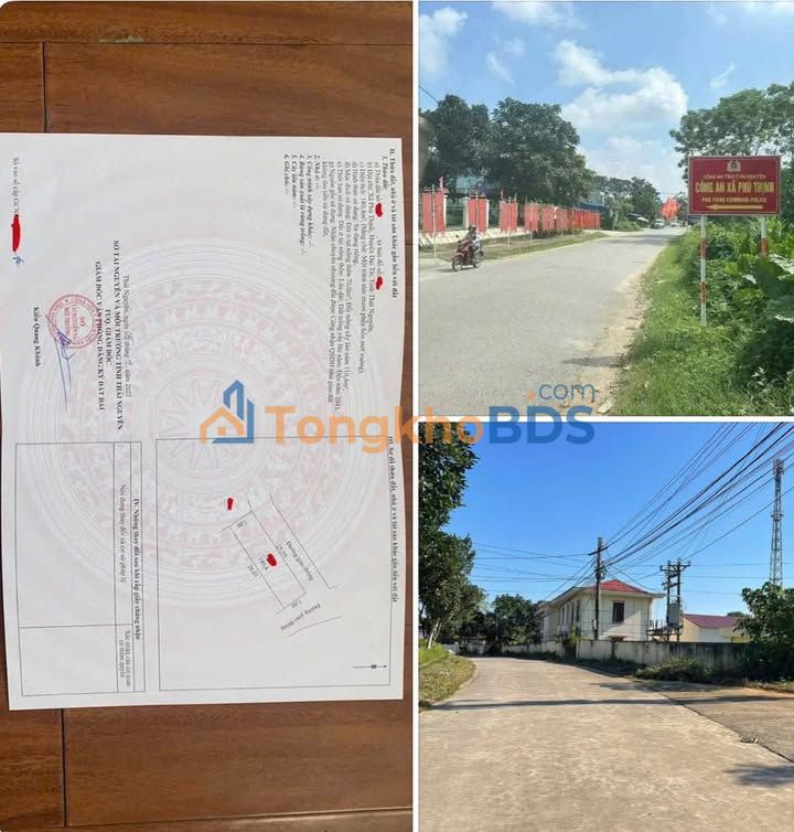 Đất nền Đại Từ, Thái Nguyên - 180m² góc 2 mặt tiền, giá 6xx triệu