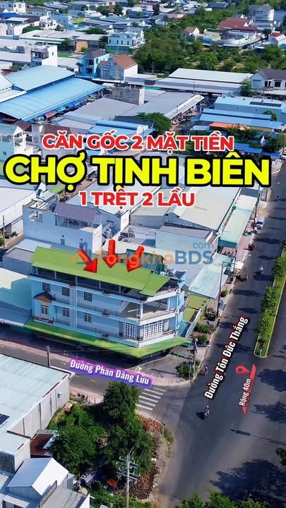 Nhà phố góc 2 mặt tiền Tịnh Biên 109m² - Kinh doanh sầm uất