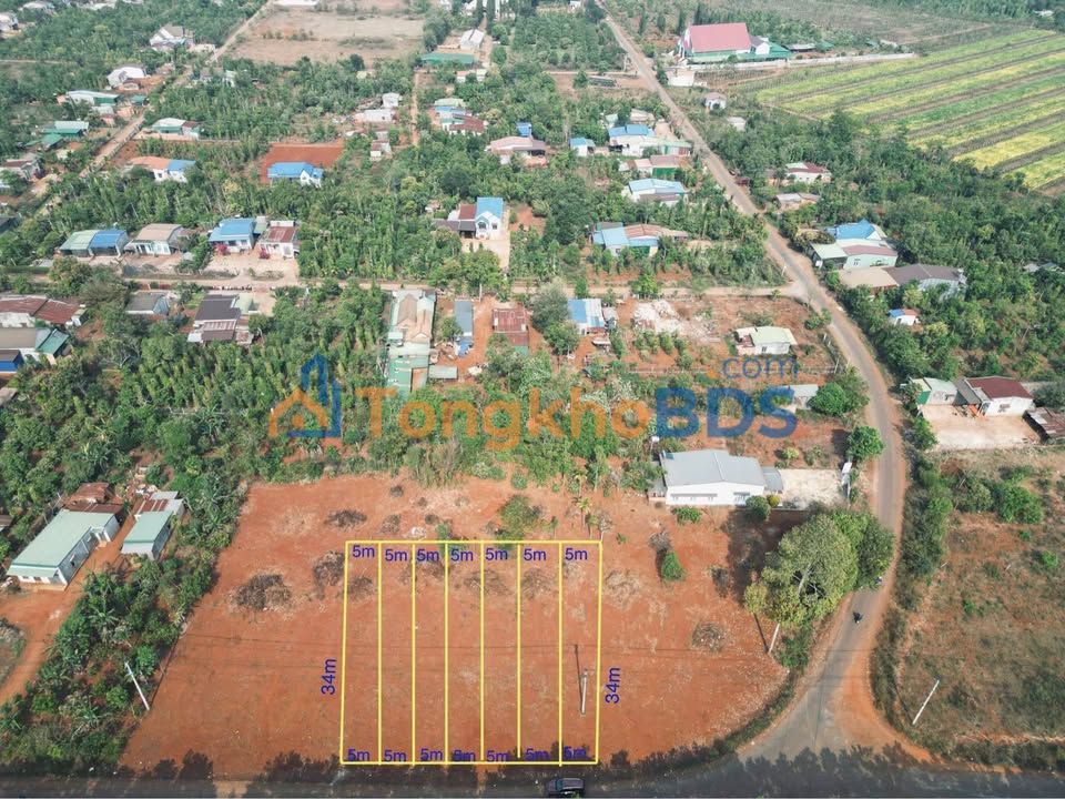 Đất nền mặt tiền kinh doanh Ea Drông, Đắk Lắk - Sổ riêng 170m², giá 1.05 tỷ/lô