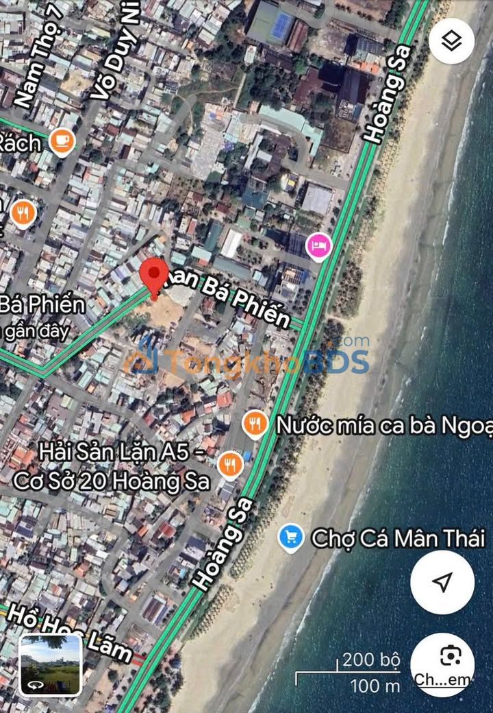 Đất Nền Mặt Tiền Phan Bá Phiến, Sơn Trà - 90m² Sát Biển Mân Thái