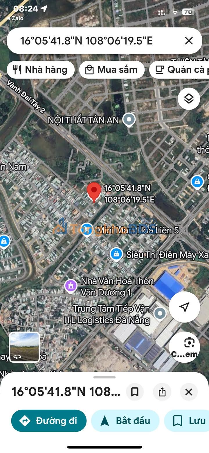 Đất nền TDC Hoà Liên 4, Đà Nẵng - 120m² Hướng Tây Bắc, Giá 2.8 Tỷ