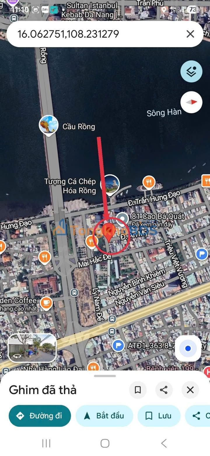 Nhà Mặt Tiền Kinh Doanh Đường Cao Bá Quát, Đà Nẵng - 130m²