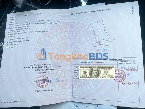 Đất nền 182m² mặt đường Đèo Giang, Lạng Sơn - Giá 3.5 tỷ