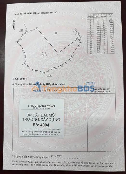 Đất thổ cư Lạng Sơn 1037m² - Sổ đỏ, đường ô tô, giá đầu tư chỉ 4.8 tỷ