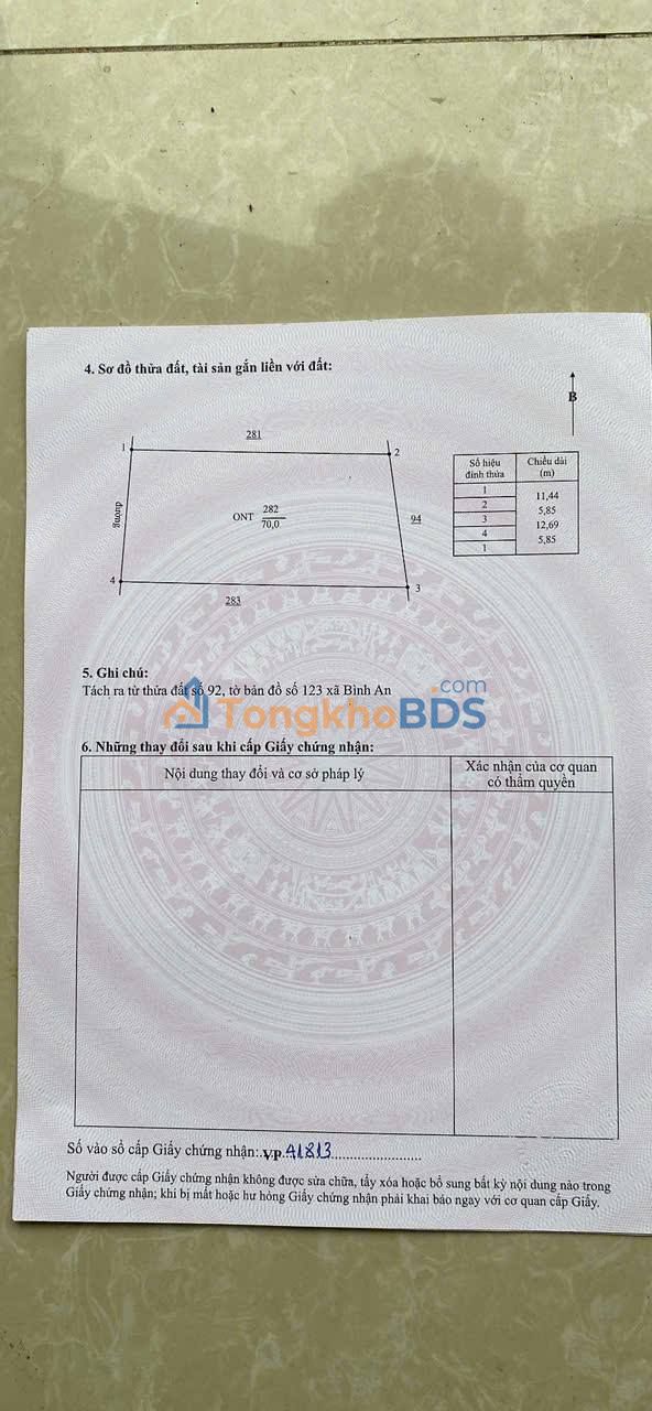 Bán đất An Nội, Bình Lục 70m² - Ngõ ô tô, giá chỉ 400 triệu