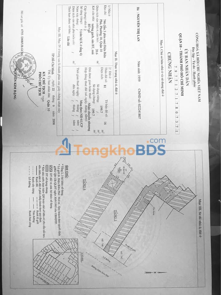 Chung Cư Sổ Hồng Riêng Mặt Tiền Điện Biên Phủ, Q10 - 1.3 Tỷ