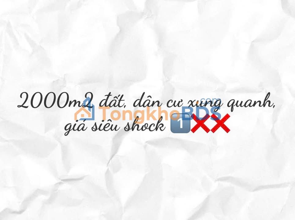 Đất Vườn 2000m² Thạnh Bình, Tân Biên, Tây Ninh - Giá 1 Tỷ