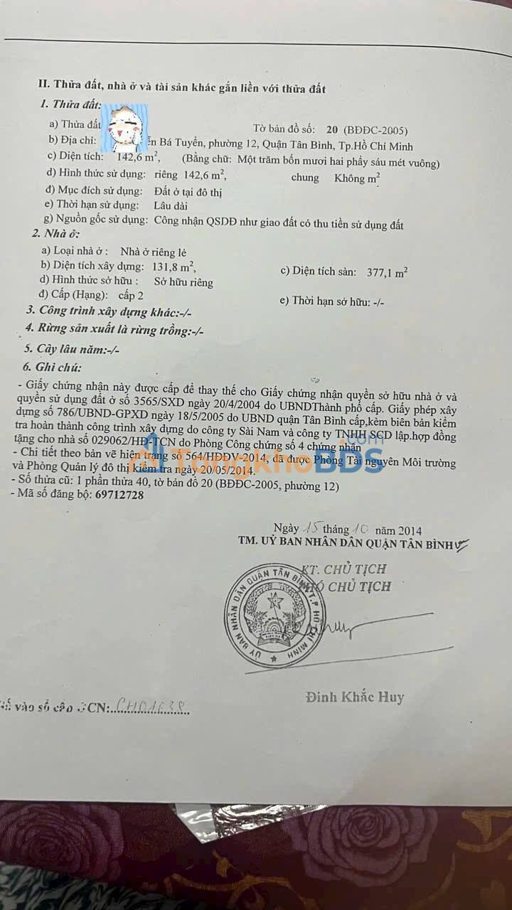 Nhà 5 Tầng Mặt Tiền Nguyễn Bá Tuyển, Tân Bình - 142.6m² - Sẵn Sàng Kinh Doanh