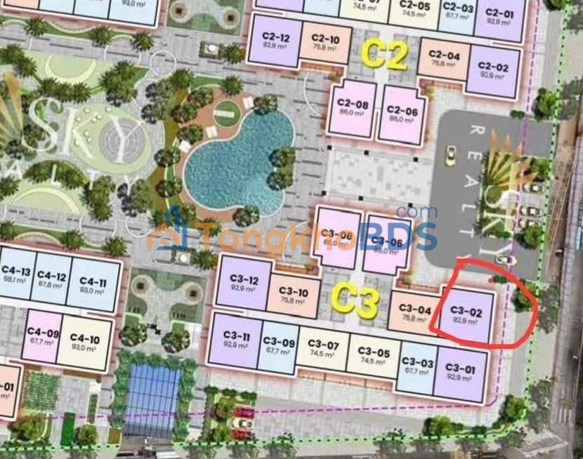 Căn hộ góc 93m² Tòa C3 Thanh Xuân - View đẹp, Giá gốc CĐT